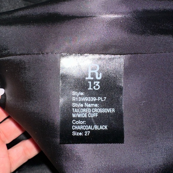 COPY - R13 wool flannel cropped trouser - Picture 7 of 10